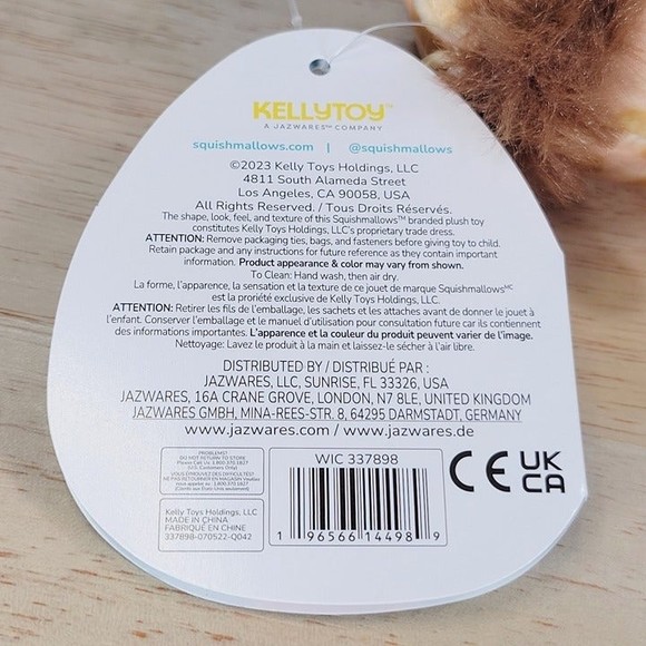 Squishmallow Zuni the Giraffe 3" UltraSoft Valentine's Day Toy Plush NWT - Picture 4 of 5